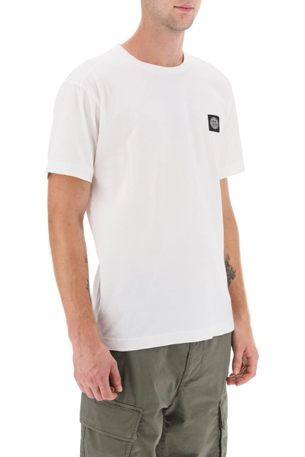Stone Island logo patch t-shirt - White