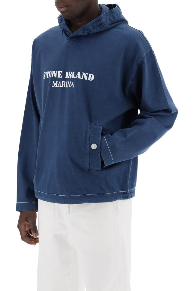 Stone Island marina 'old' treatment hooded