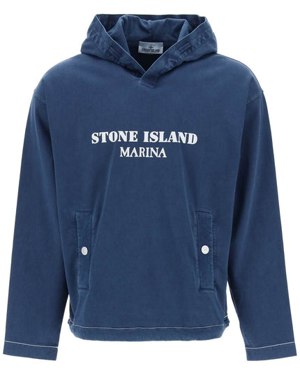 Stone Island marina 'old' treatment hooded