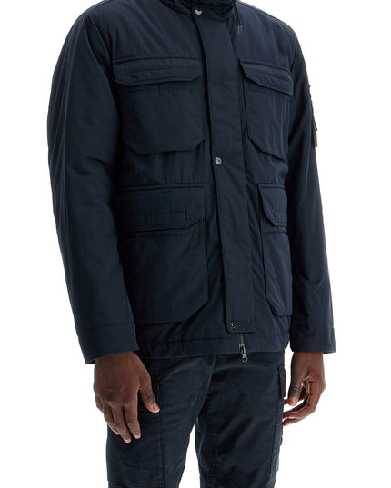 Stone Island multi-pocket micro twill jacket