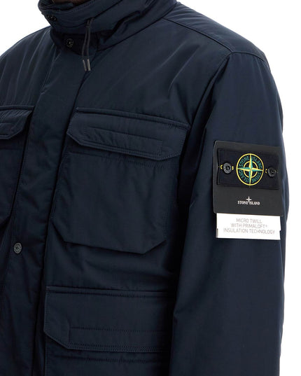 Stone Island multi-pocket micro twill jacket