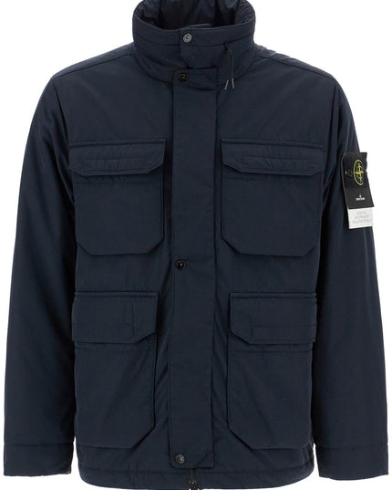 Stone Island multi-pocket micro twill jacket