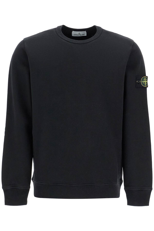 Stone Island organic cotton crewneck sweatshirt - Black