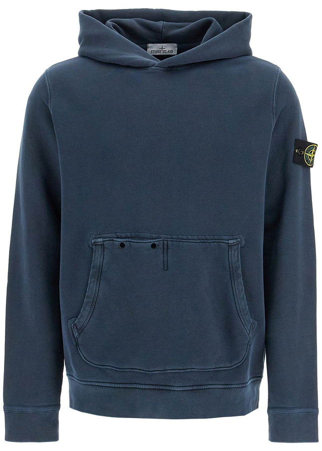 Stone Island organic cotton hoodie with hood