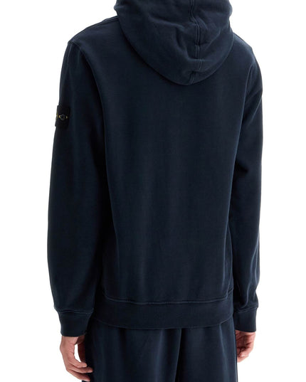 Stone Island organic cotton hoodie with hood