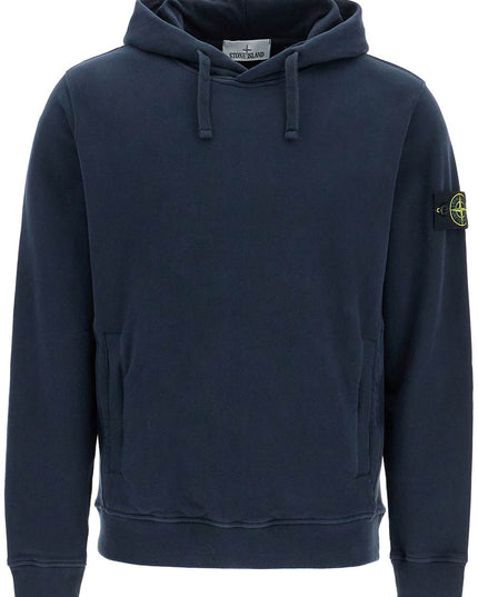 Stone Island organic cotton hoodie with hood