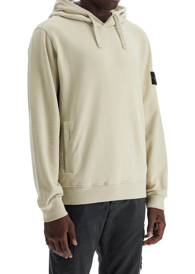 Stone Island organic cotton hoodie with hood