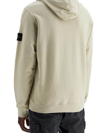 Stone Island organic cotton hoodie with hood