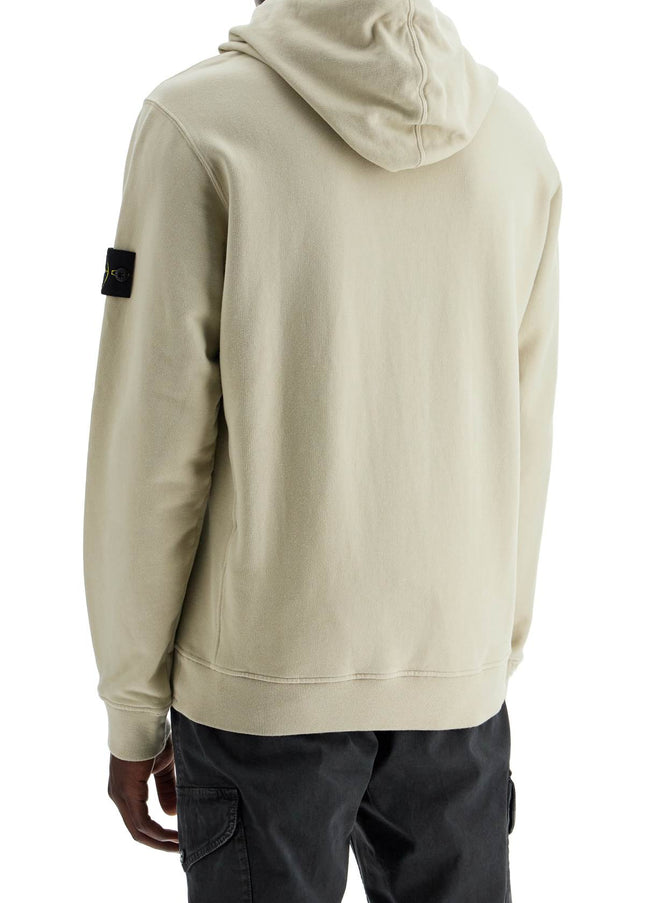 Stone Island organic cotton hoodie with hood