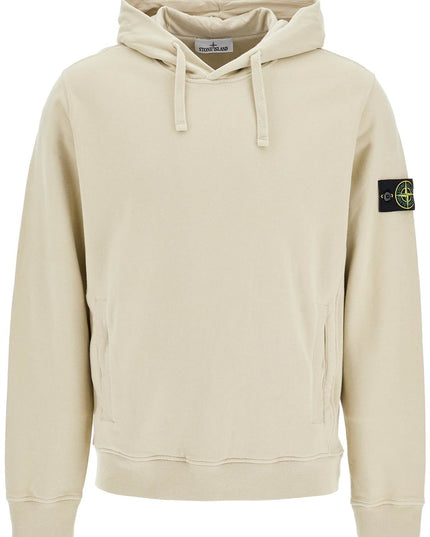 Stone Island organic cotton hoodie with hood