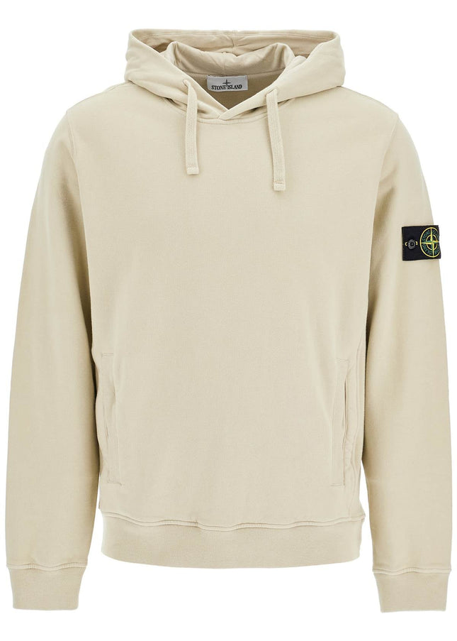 Stone Island organic cotton hoodie with hood