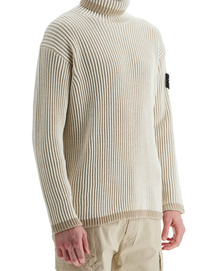 Stone Island ribbed woolen dolcevita