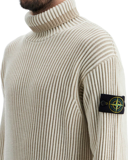 Stone Island ribbed woolen dolcevita