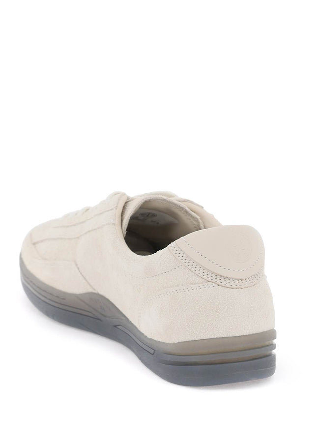 Stone Island suede leather rock sneakers for