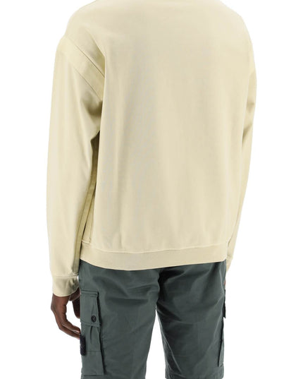 Stone island marina 'old' treatment crew Neutro-Sweatshirt-Stone Island-Urbanheer