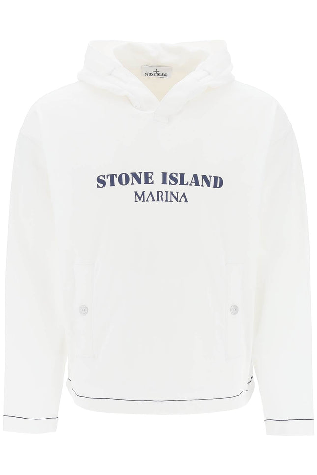 Stone island marina 'old' treatment hooded White-Hoodie-Stone Island-M-Urbanheer