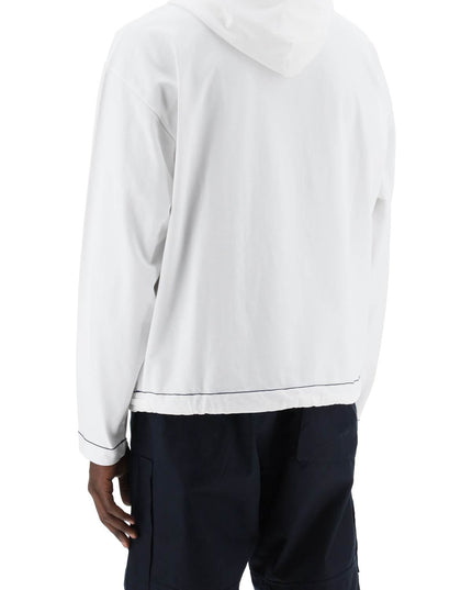 Stone island marina 'old' treatment hooded White-Hoodie-Stone Island-Urbanheer