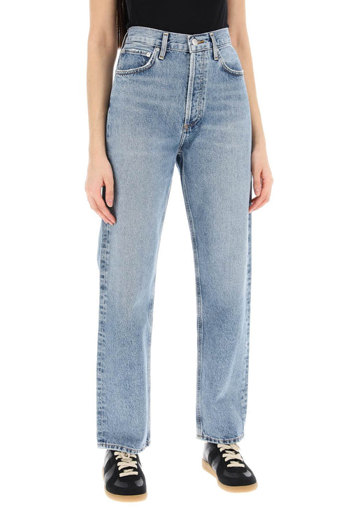 Straight Leg Jeans From The 90'S With High Waist