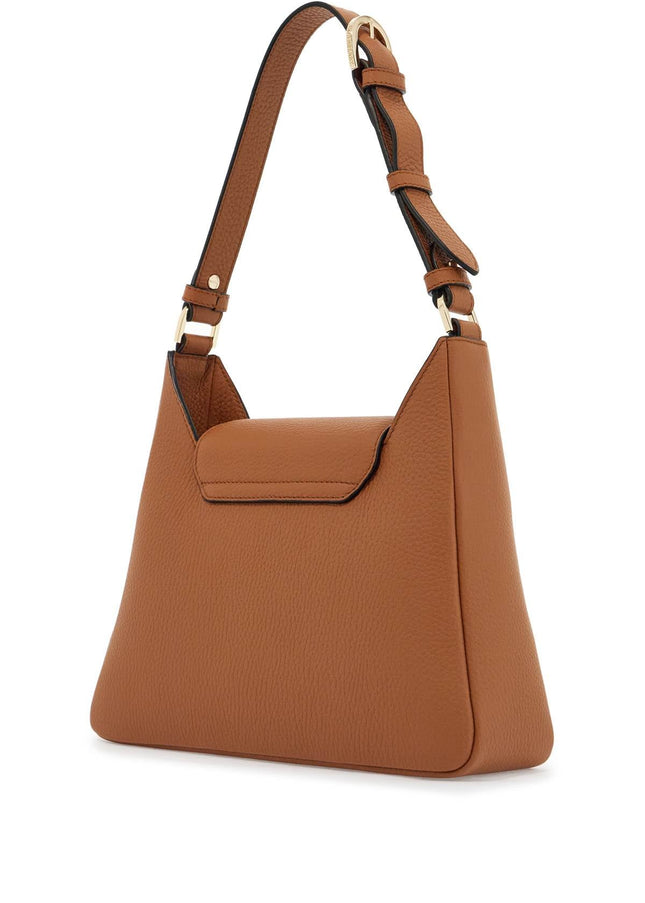 Strathberry medium tan calfskin hobo bag multrees