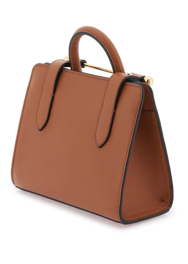 Strathberry nano tote leather bag Brown-Bag-Strathberry-os-Urbanheer