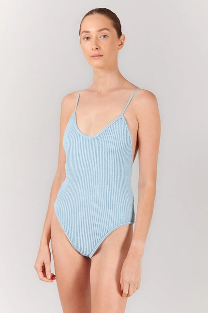 Summi Knit Bodysuit - Blue Ocean