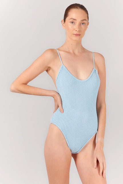 Summi Knit Bodysuit - Blue Ocean