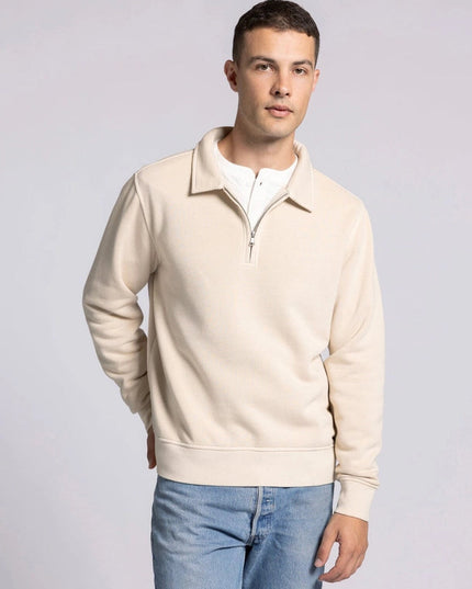 Surplus Quarter Zip - Half Zip Pullover WOOD ASH