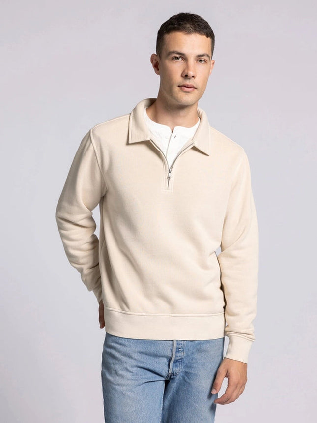 Surplus Quarter Zip - Half Zip Pullover WOOD ASH