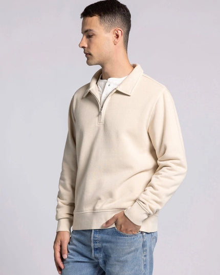 Surplus Quarter Zip - Half Zip Pullover WOOD ASH