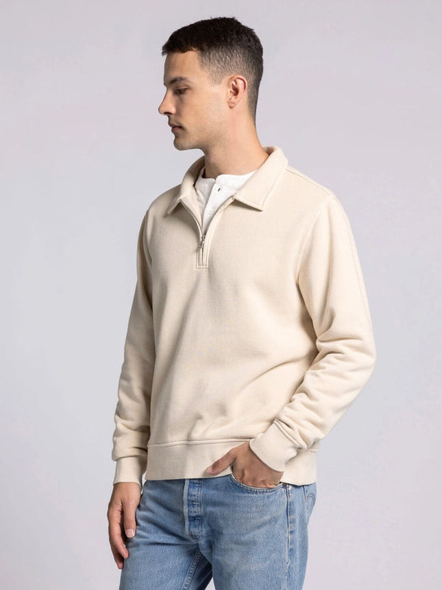 Surplus Quarter Zip - Half Zip Pullover WOOD ASH