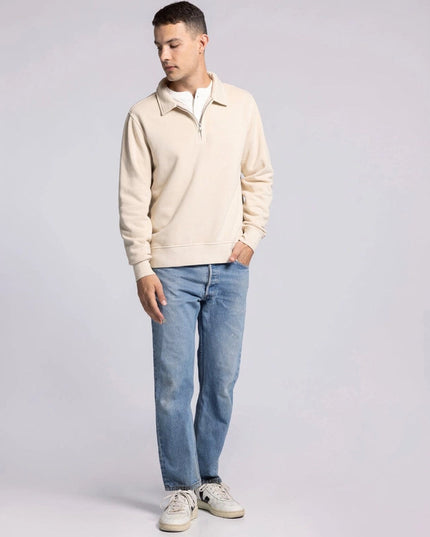 Surplus Quarter Zip - Half Zip Pullover WOOD ASH