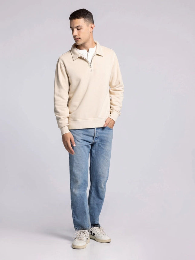 Surplus Quarter Zip - Half Zip Pullover WOOD ASH