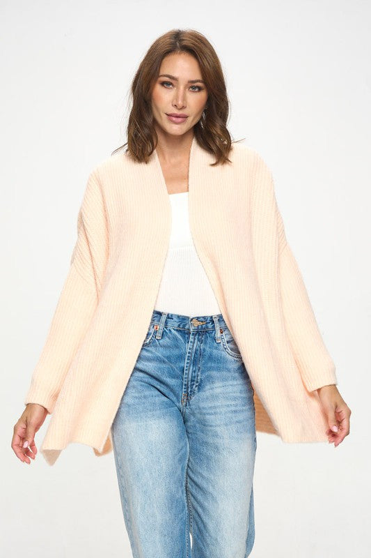 Sweater Open Front Kimono Cardigan-1