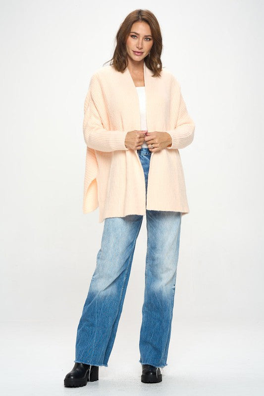 Sweater Open Front Kimono Cardigan-4