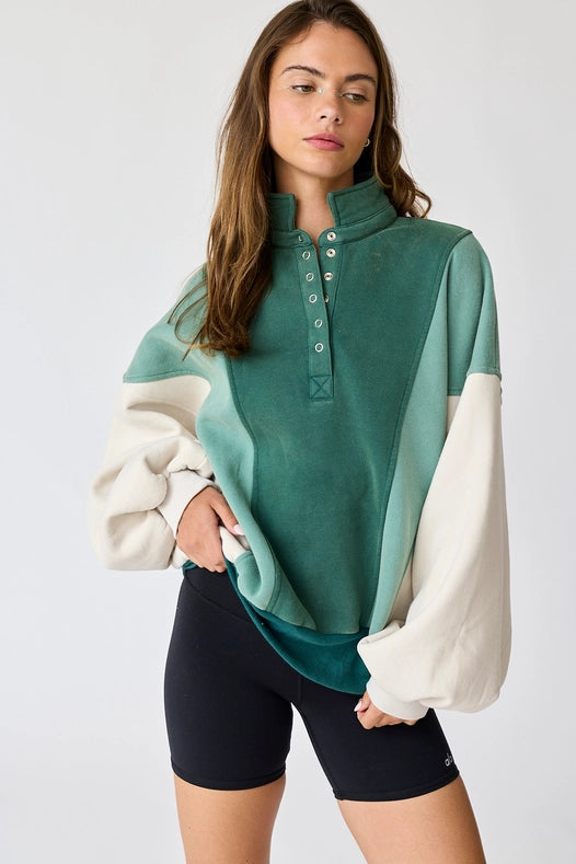 Sweatshirt Green Multi