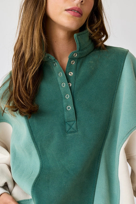 Sweatshirt Green Multi