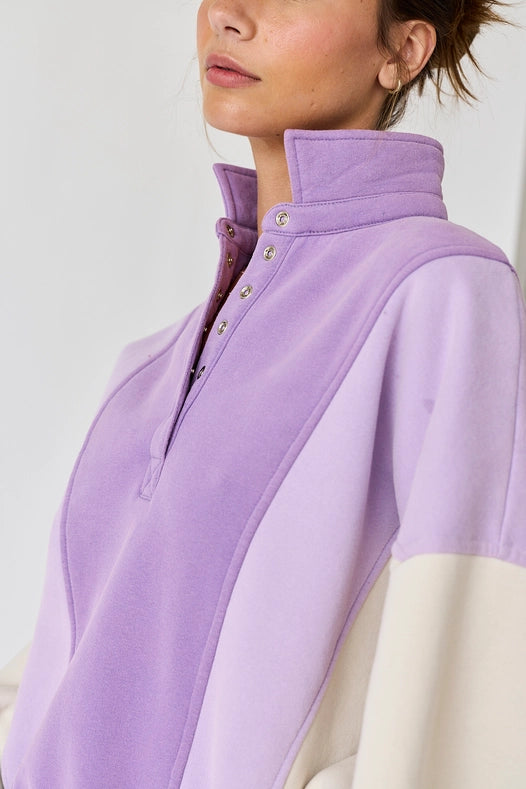 Sweatshirt Lavender Multi