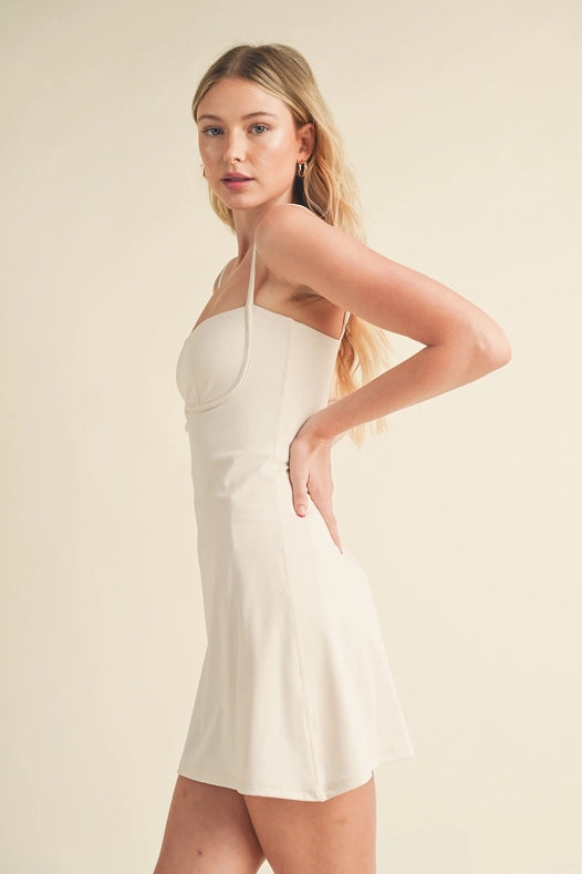 Sweetheart Dress Cream