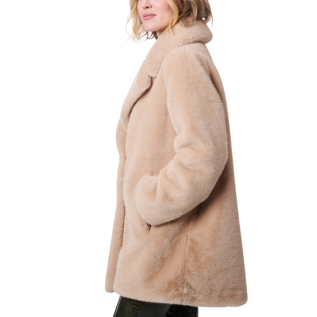 Swin Fur Coat Beige