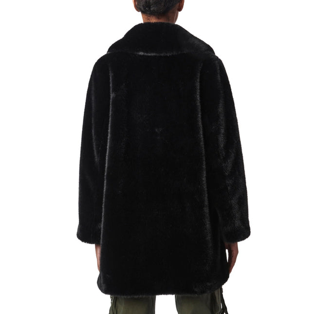 Swin Fur Coat Black