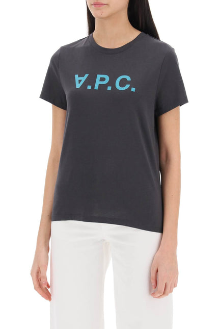 T-Shirt With Flocked Vpc Logo