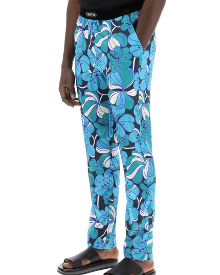 Tom Ford pajama pants in floral silk