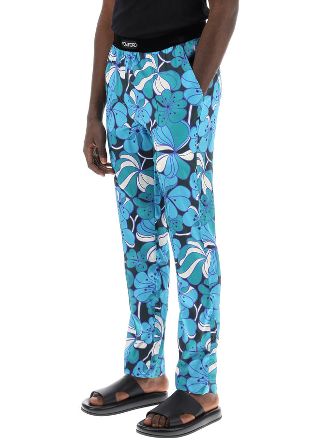 Tom Ford pajama pants in floral silk