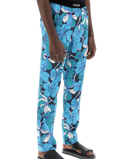 Tom Ford pajama pants in floral silk