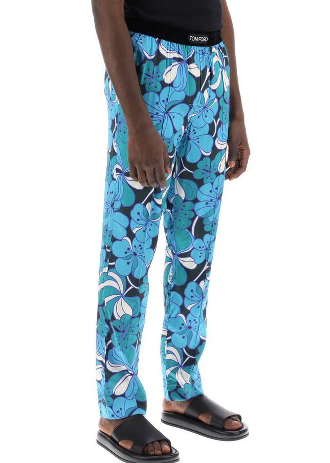 Tom Ford pajama pants in floral silk