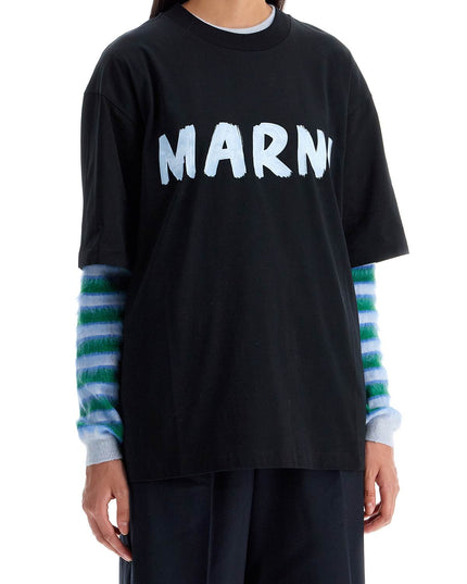 Marni oversized logo t