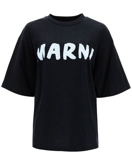 Marni oversized logo t