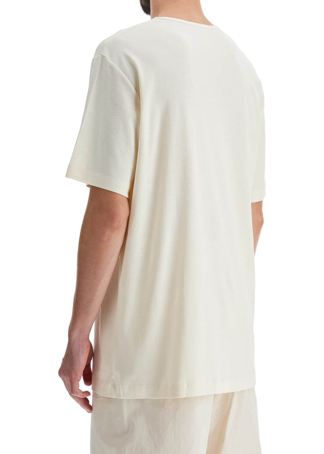 Lemaire t-shirt with wide round neck