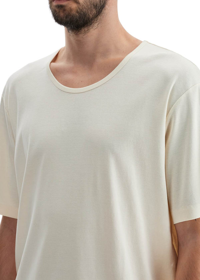 Lemaire t-shirt with wide round neck