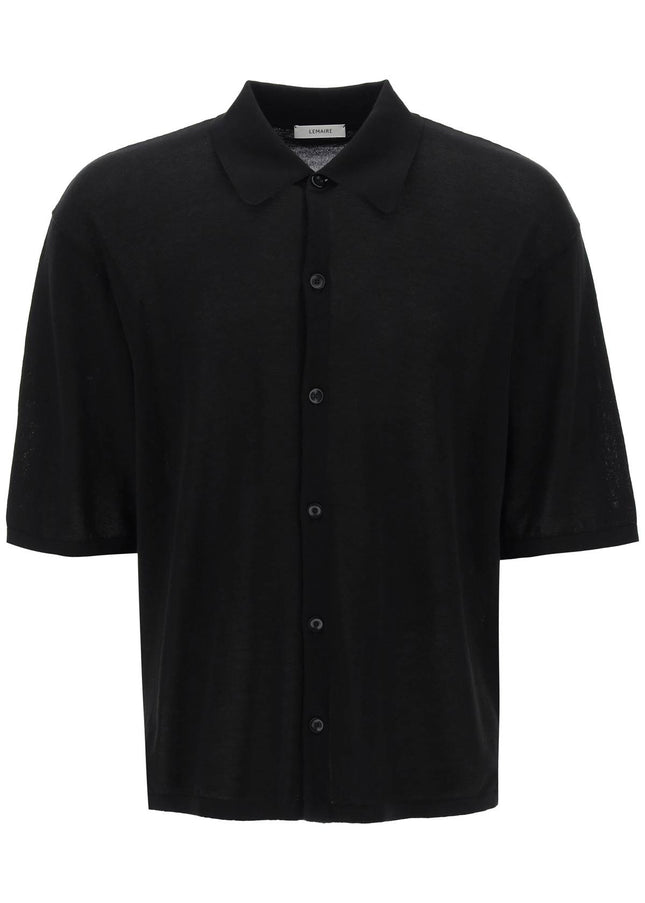 Lemaire short-sleeved knit shirt for